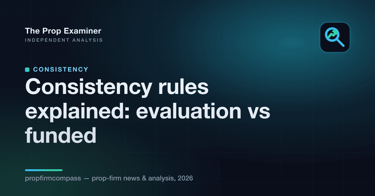Consistency rules explained: evaluation vs funded